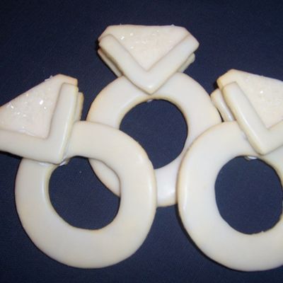3D Wedding Ring Cookie