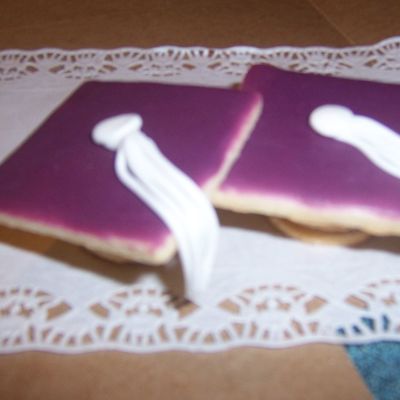 Graduation Cap Cookies