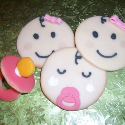 Baby Girl Cookies