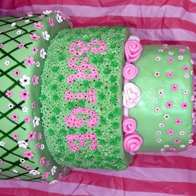 Green & Pink...