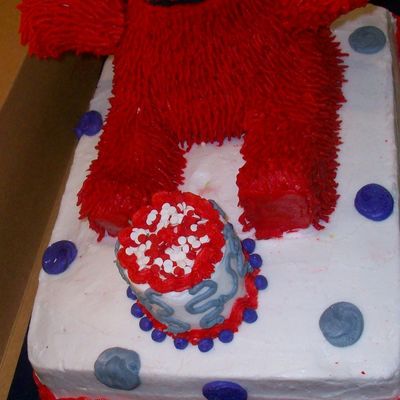 Elmo Birthday Cake