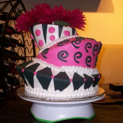 Topsy Turvy Birthday Cake