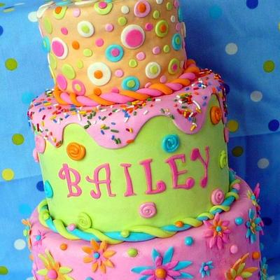 Funky Birthday Cake!