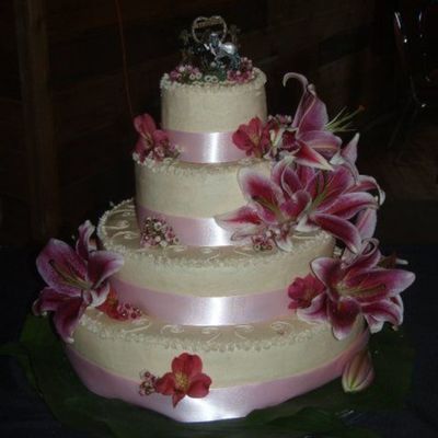 My First Wedding Cake Attempt!