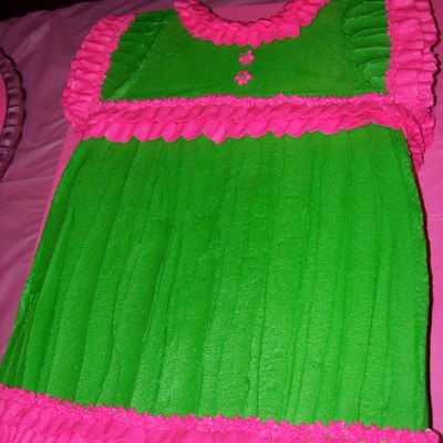 Baby Dress, Bib, And Booties