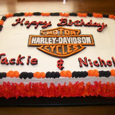 Harley-Davidson Birthday Cake