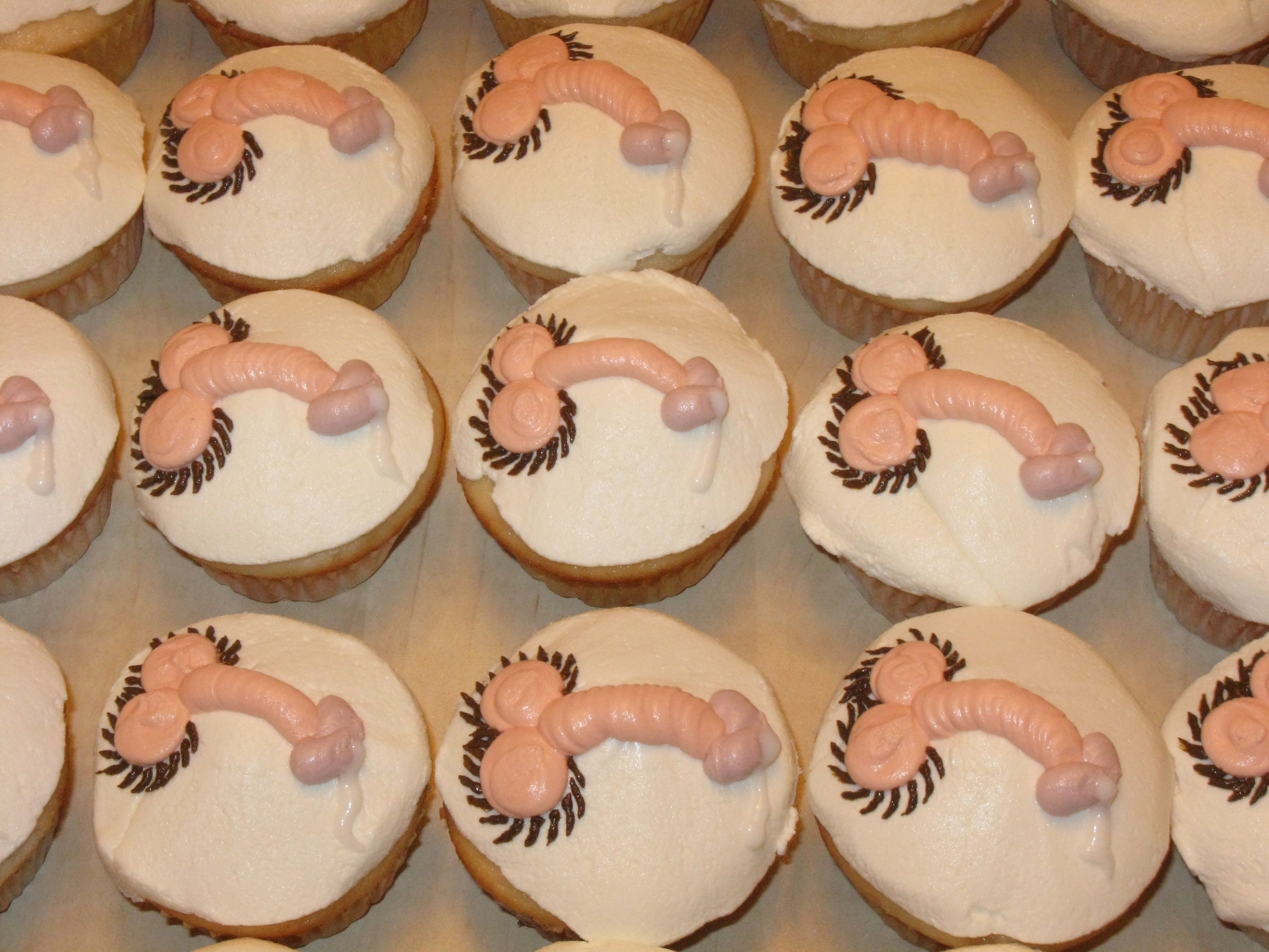 Penis Cupcakes