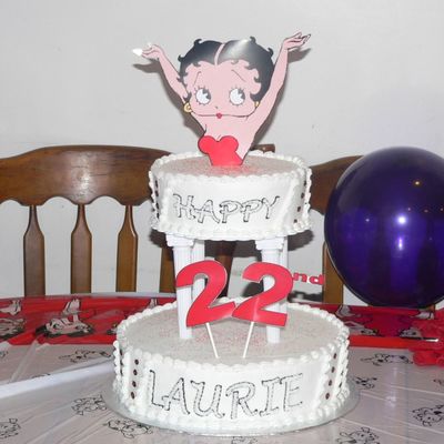 Betty Boop Birthday Cake