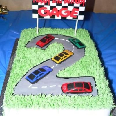 Race Track For 2Nd Birthday