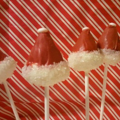 Santa Cake Pops