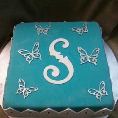 Butterfly Cricut Cake