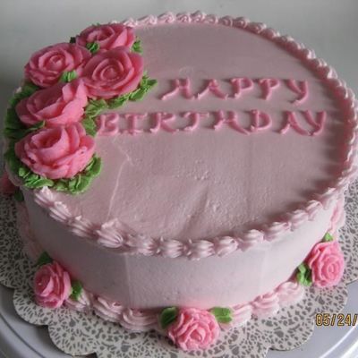 Rose Birthday Cake