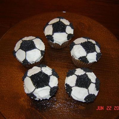 Soccer Cupcakes
