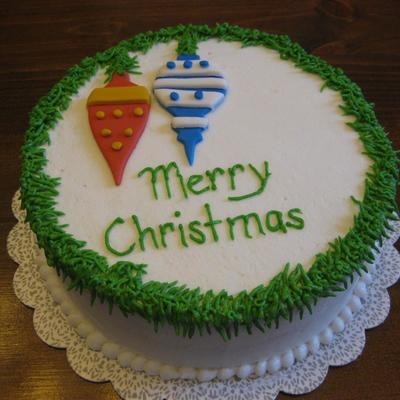 Christmas Ornament Cake