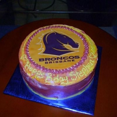 Broncos Cake