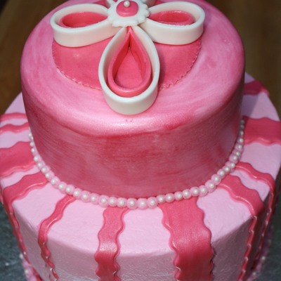 Grandbaby Leah's Baptism Cake