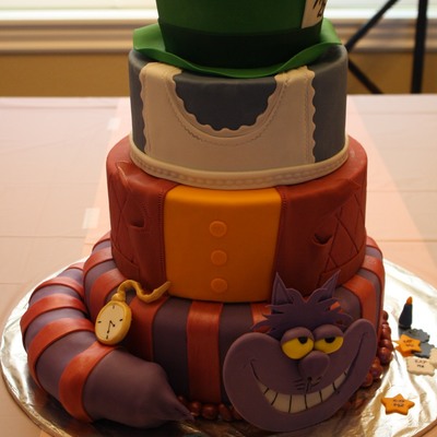 Kate's Alice In Wonderland Birthday Cake