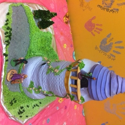 Rapunzel "tangled" Cake
