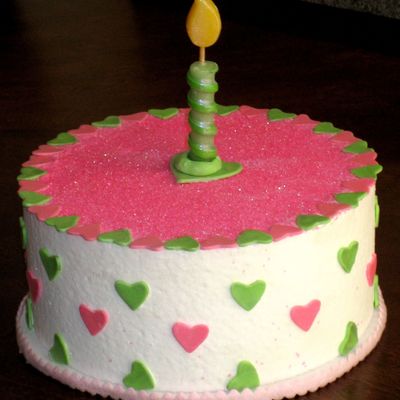 Dummy First Birthday Cake