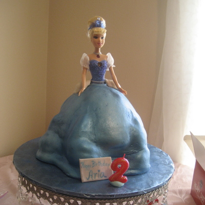 Cinderella Doll Cake