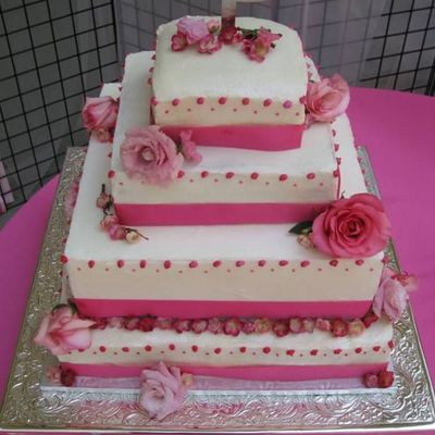 Katie & Matt Peters Wedding Cake