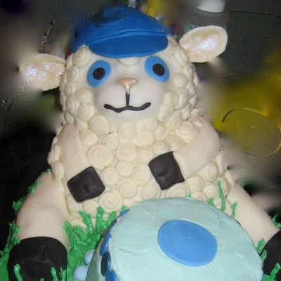 1St Birthday Lamb Cake