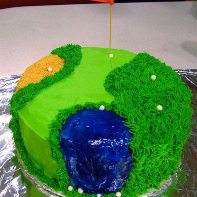 Golf Birthday Cake