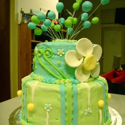 Flower Birthday Cake