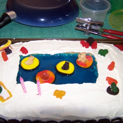 Pool Party Cake