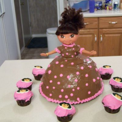 Dora Doll Cake