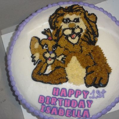 Lion Birthday Cake