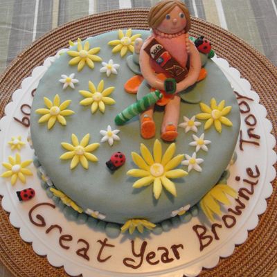 Brownie Troop Cake
