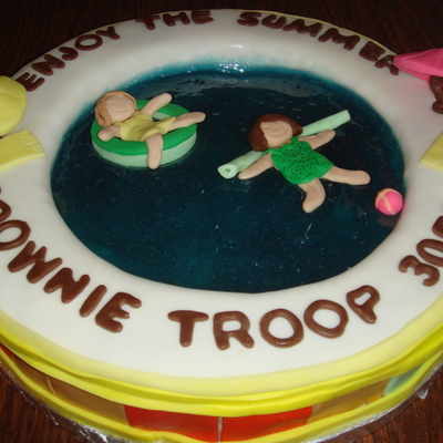 Summer Cake For Brownie Troop