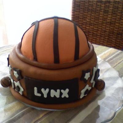 Basketball Team Trophy Cake