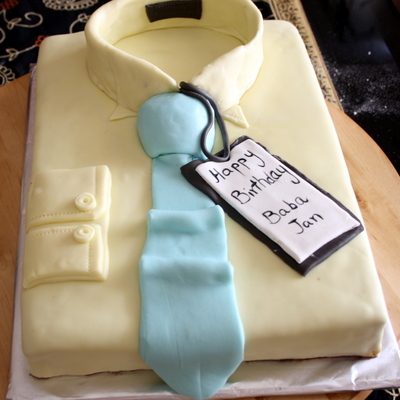 Dressshirt And Tie Cake