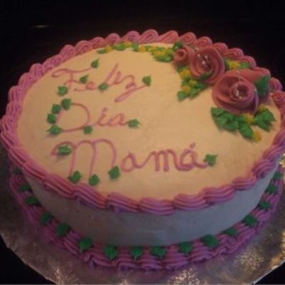 Dia De Las Madres Cake Sencillo