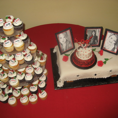 Table Top And Cupcakes