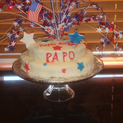 4Th Of July Birthday Cake