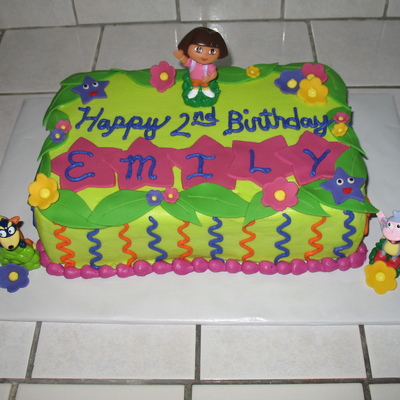 Dora The Explorer Cake