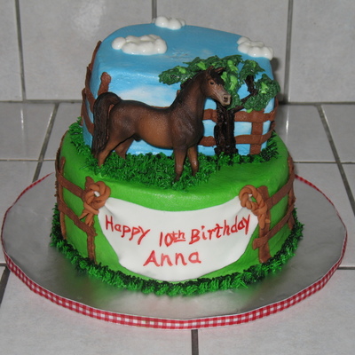 Horse Birthday Cake
