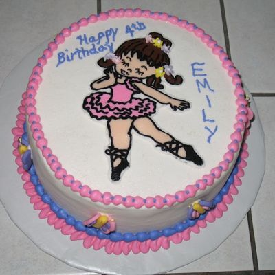 Ballerina Birthday Cake