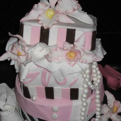 Hat Box Cake