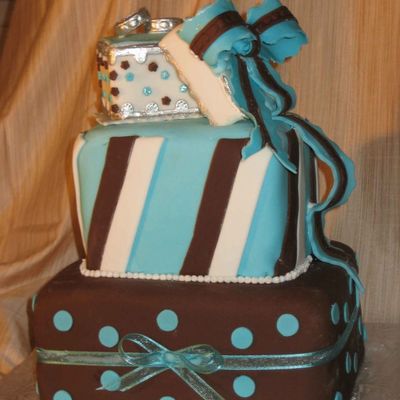 Jewerly Box Bridal Shower Cake