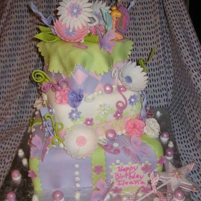 Tinkerbell Magical Forest Cake
