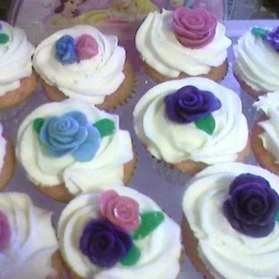 Girl's Birthday Cupcakes