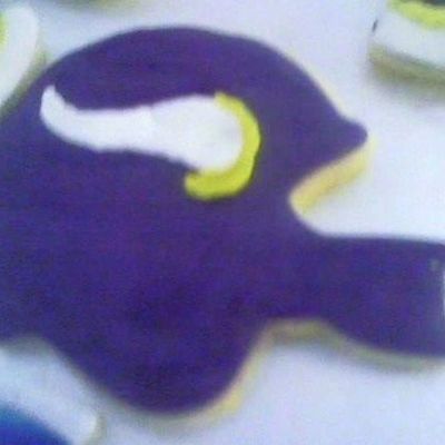 Minnesota Viking Helmet Cookies