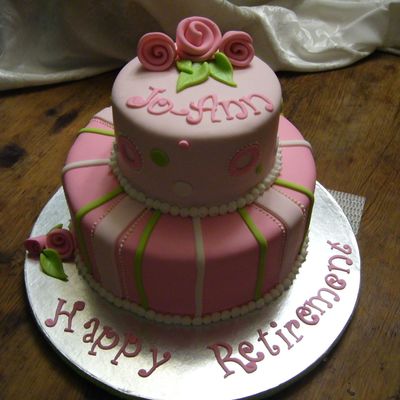 Jo-Ann's Girly Retirement Cake