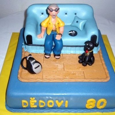 Grandfather On The Couch