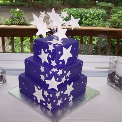 Star Wedding Cake