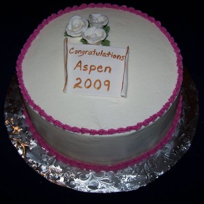 Aspen's Graduation Cake